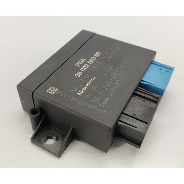 Sensor Estacionamento Peugeot 3008 1.6 Thp 2014 9800266380 Preto