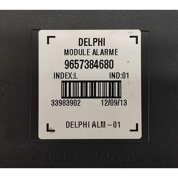 Modulo Central Alarme Peugeot 3008 1.6 Thp 2014 9657384680