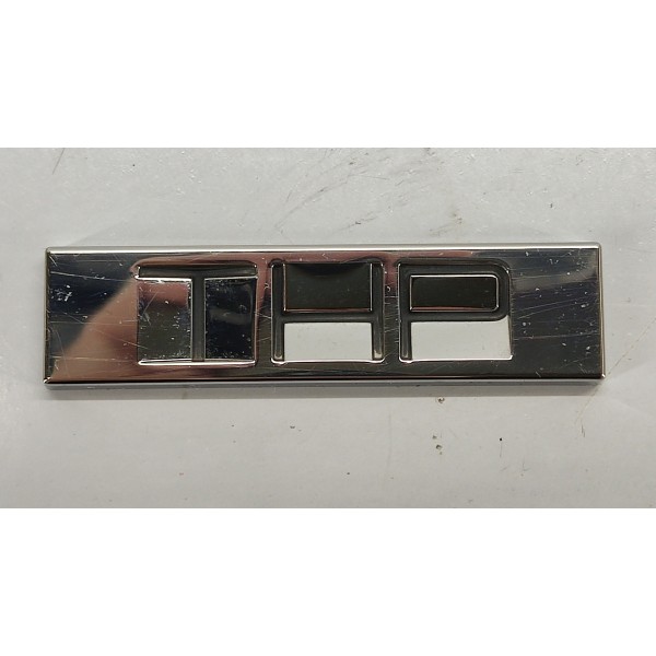 Emblema Thp Tampa Traseira Peugeot 3008 1.6 Thp 2014 Prateado