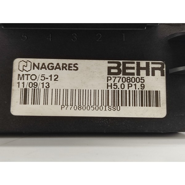 Resistencia Ar Condicionado Peugeot 3008 1.6 Thp 2014