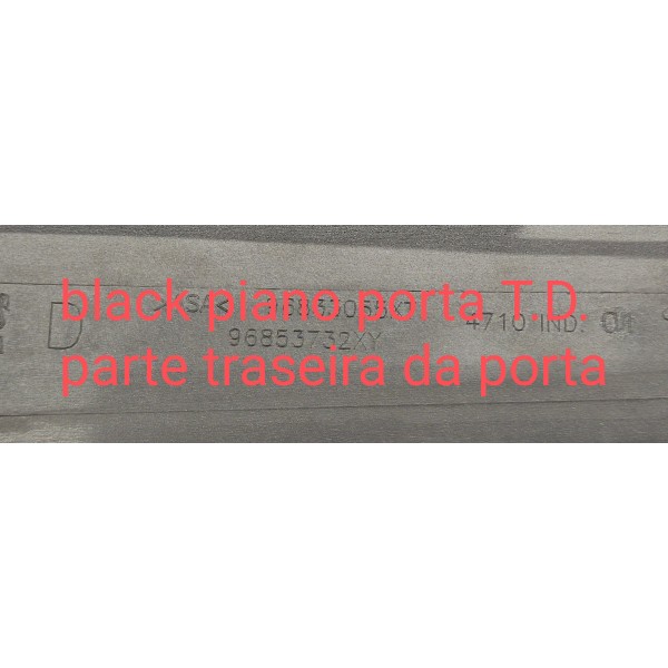 Black Piano Porta T.d Peugeot 3008 1.6 Thp 2014