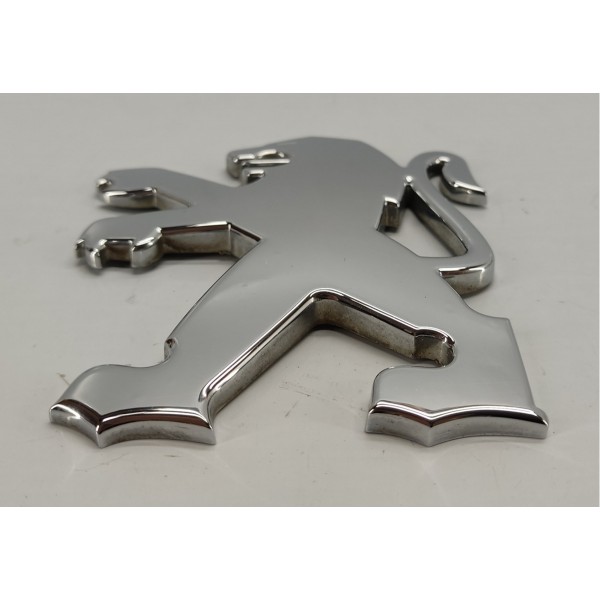 Emblema Tampa Traseira Peugeot 3008 1.6 Thp 2014 9685812880 Prateado