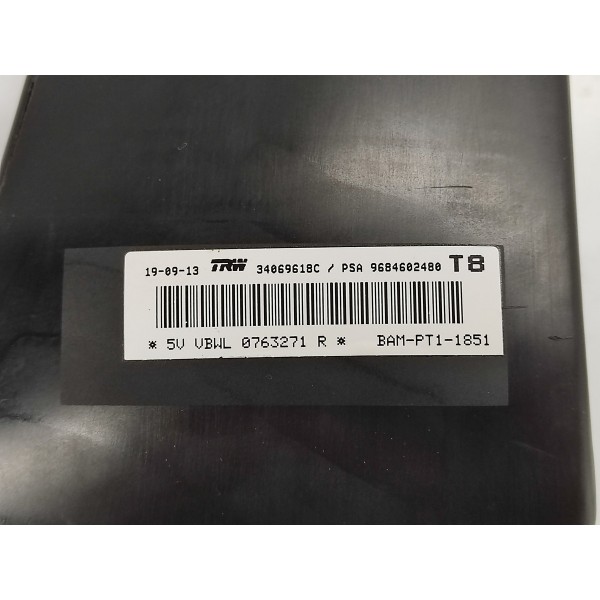 Bolsa Colisao Banco D.e Peugeot 3008 1.6 Thp 2014