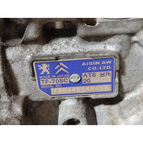 Caixa Cambio Peugeot 3008 1.6 Thp 2014