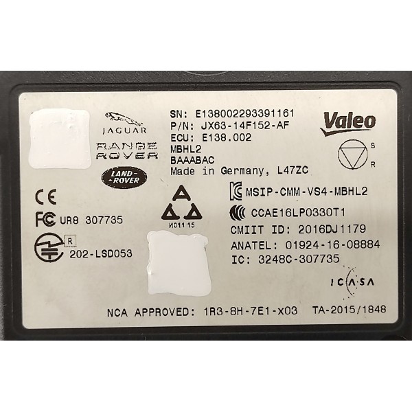 Modulo Ponto Cego T.d Velar 2.0 P300 2020 Jx6314f152af