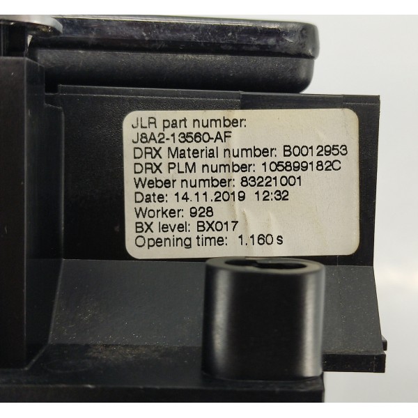 Porta Copo Console Velar 2.0 P300 2020 J8a213560af Preto