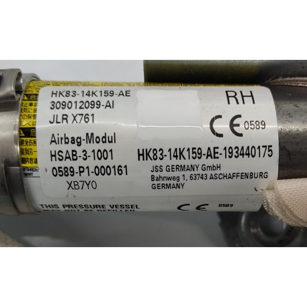 Cortina Teto L.d Velar 2.0 P300 2020 Hk8314k159 Branco