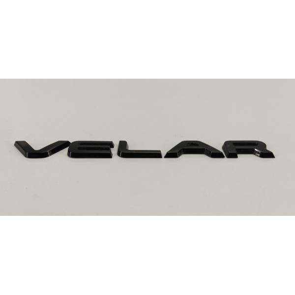 Emblema Letreiro Tampa Traseira Velar 2.0 P300 2020 Preto