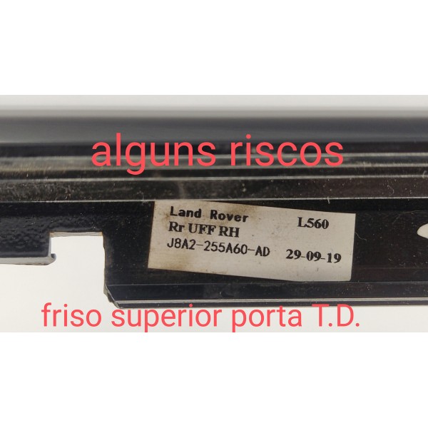 Friso Superior Guarniçao Porta T.d Velar 2.0 P300 2020 Preto