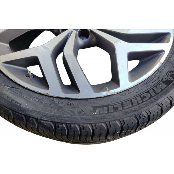 Roda R21 Velar 2.0 P300 2020 Pneu Ruim Detalhe Preto