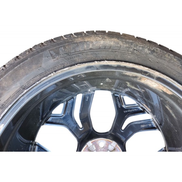 Roda R21 Velar 2.0 P300 2020 Pneu Ruim Detalhe Preto