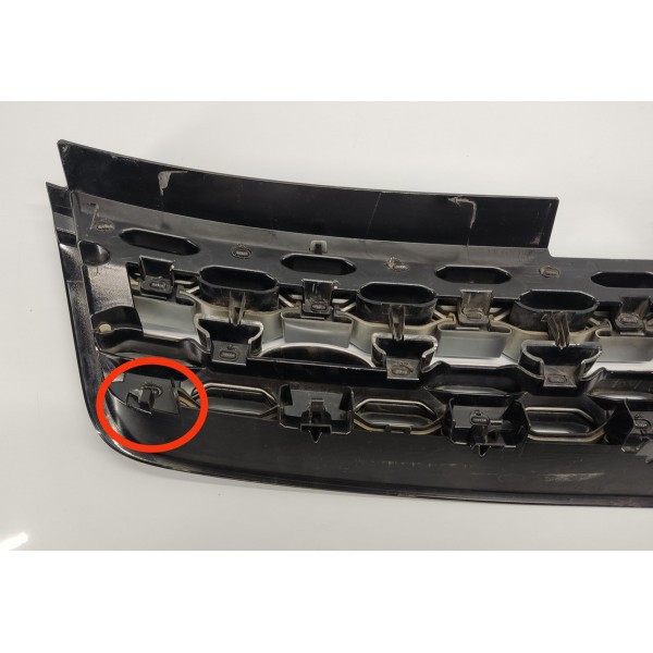 Grade Parachoque Dianteiro Discovery Sport 21 Diesel Detalhe Preto Fosco