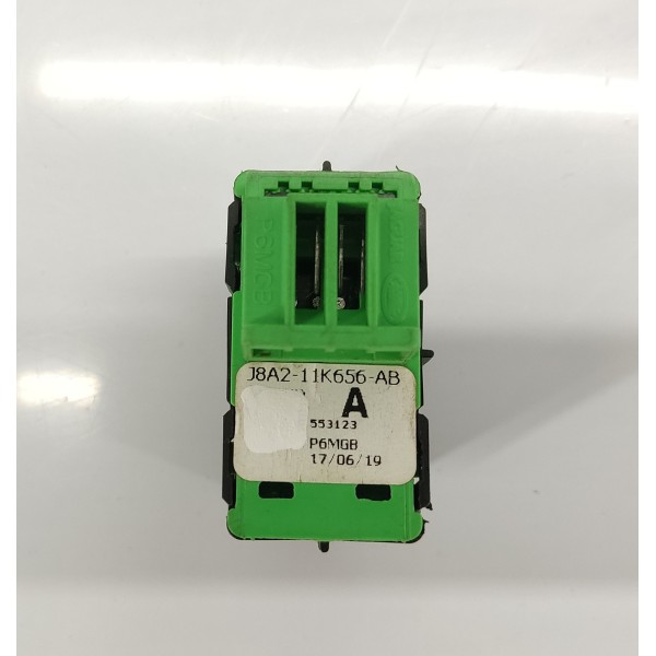 Botao Pisca Alerta Discovery Sport 2021 Diesel J8a211k656ab Preto