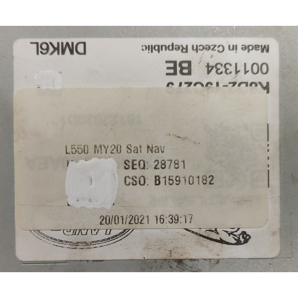 Tela Multimidia Discovery Sport 21 Diesel K8d219c279 Riscos Preto