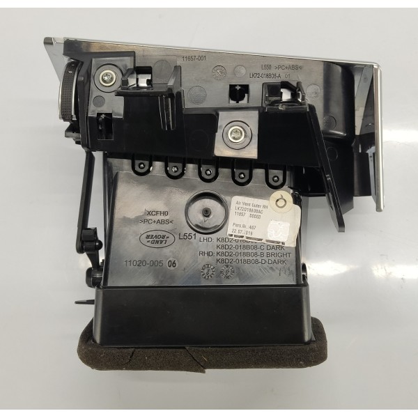 Difusor Ar Painel L.d Discovery Sport 2021 Diesel