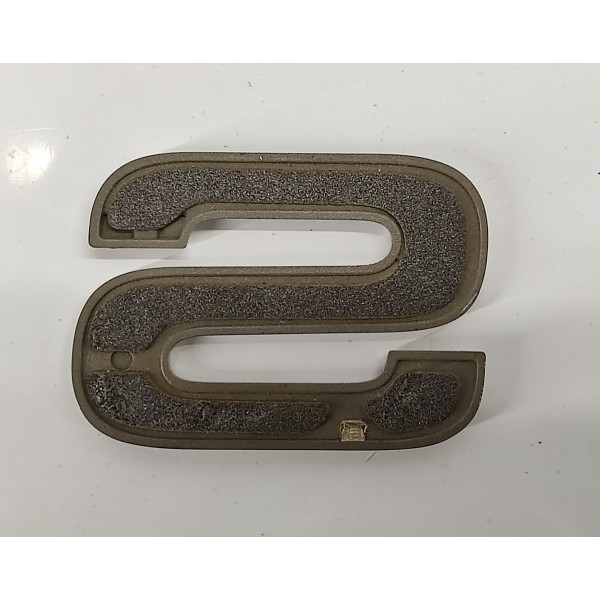 Letra S Emblema Tampa Traseira Discovery Sport 2021 Diesel Cinza