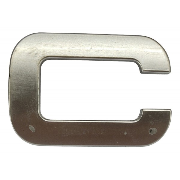 Letra C Emblema Tampa Traseira Discovery Sport 2021 Diesel Cinza