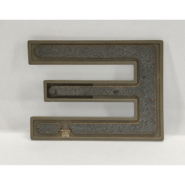 Letra E Emblema Tampa Traseira Discovery Sport 2021 Diesel Cinza