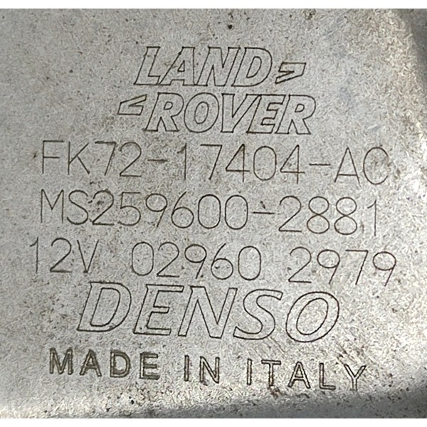 Motor Limpador Traseiro Discovery Sport 2021 Diesel