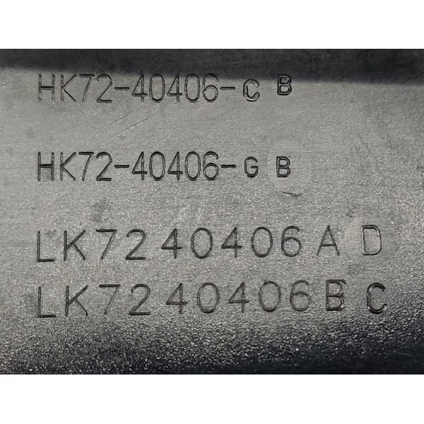 Moldura Tampa Traseira Luz Placa Discovery Sport 2021 Diesel