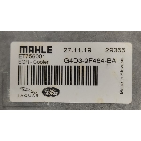 Radiador Watercooler Discovery Sport 2021 Diesel J9c32b195ab