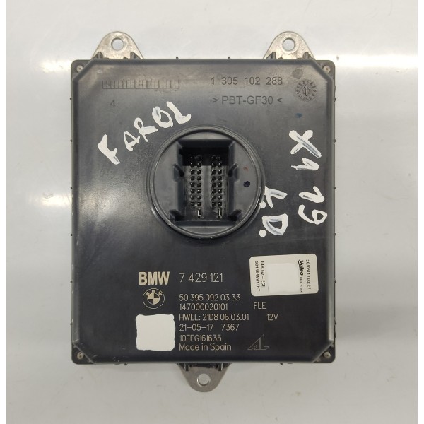 Modulo Farol L.d Bmw X1 2019 7429121