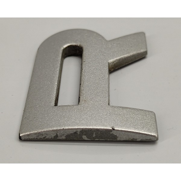 Emblema Letra R Capo Range Rover Sport 2009 Prateado