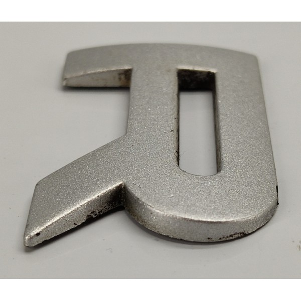 Emblema Letra R Capo Range Rover Sport 2009 Prateado