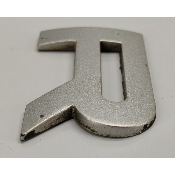 Emblema Letra R Capo Range Rover Sport 2009 02 Prateado