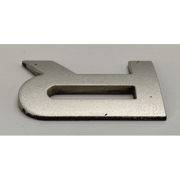 Emblema Letra R Capo Range Rover Sport 2009 02 Prateado