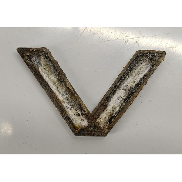 Emblema Letra V Capo Range Rover Sport 2009 Prateado