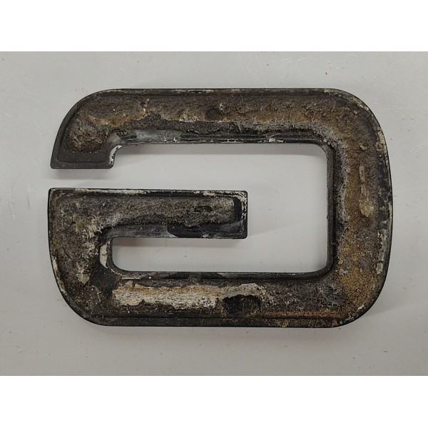 Emblema Letra G Capo Range Rover Sport 2009 Prateado