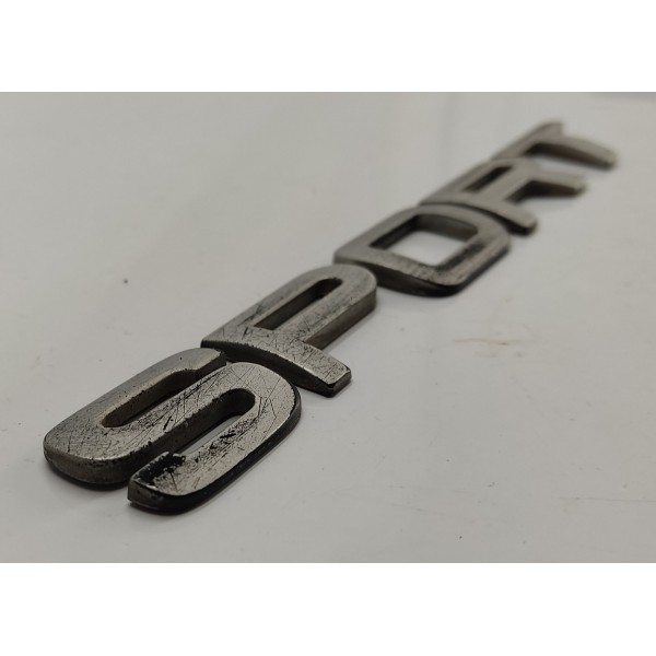 Emblema Sport Tampa Traseira Range Rover Sport 2009 Prateado