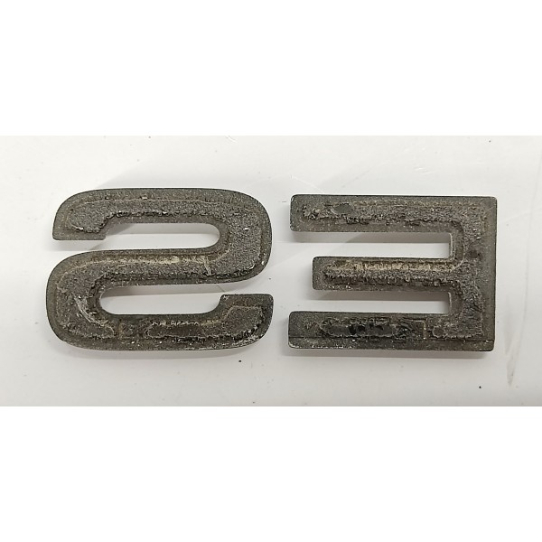 Emblema Se Tampa Traseira Range Rover Sport 2009 Prateado