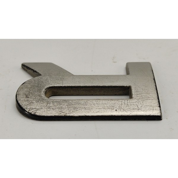 Emblema Letra R Tampa Traseira Range Rover Sport 2009 01 Prateado