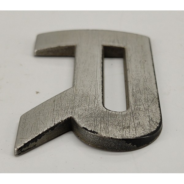 Emblema Letra R Tampa Traseira Range Rover Sport 2009 01 Prateado