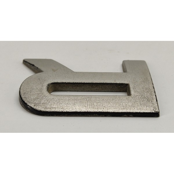 Emblema Letra R Tampa Traseira Range Rover Sport 2009 02 Prateado