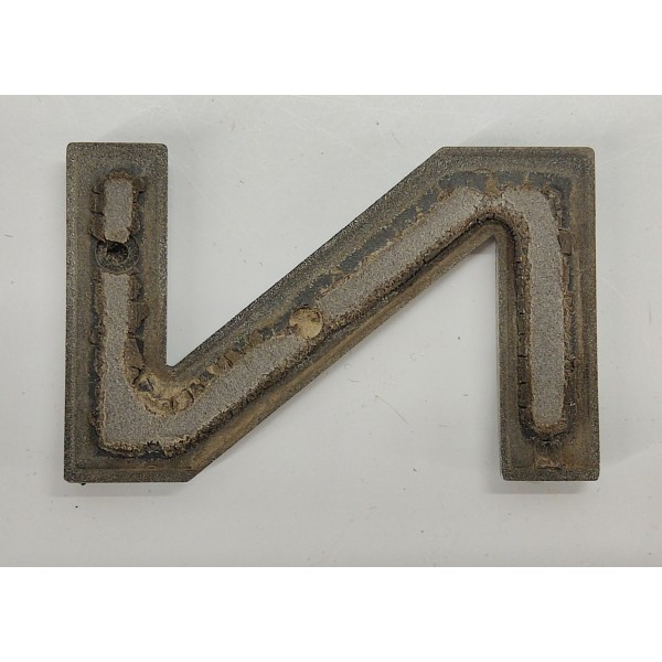 Emblema Letra N Tampa Traseira Range Rover Sport 2009 Prateado