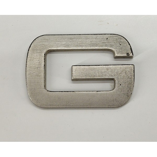 Emblema Letra G Tampa Traseira Range Rover Sport 2009 Prateado