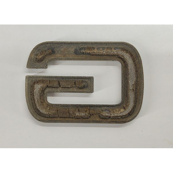 Emblema Letra G Tampa Traseira Range Rover Sport 2009 Prateado