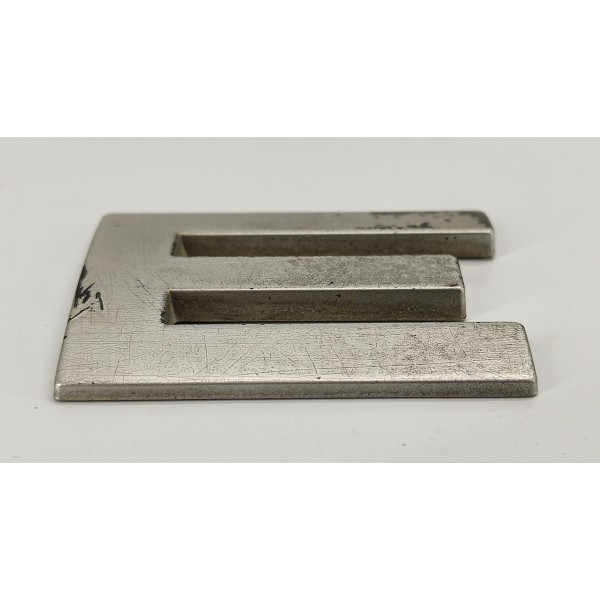 Emblema Letra E Tampa Traseira Range Rover Sport 2009 02 Prateado