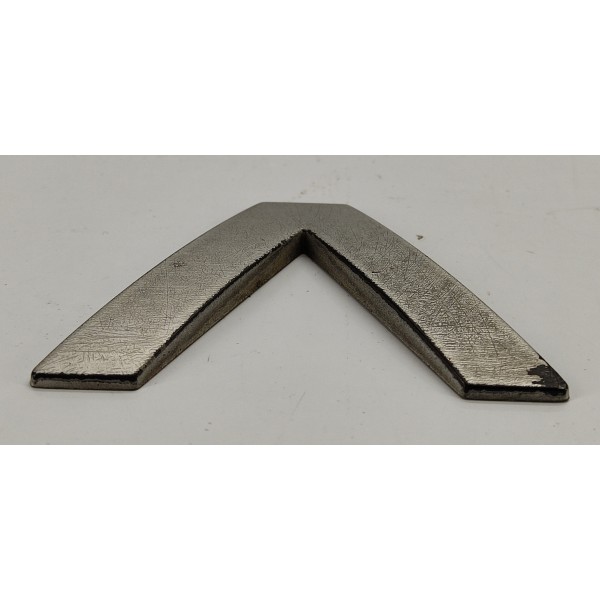 Emblema Letra V Tampa Traseira Range Rover Sport 2009 Prateado