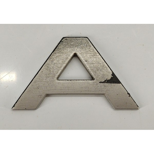 Emblema Letra A Tampa Traseira Range Rover Sport 2009 Prateado