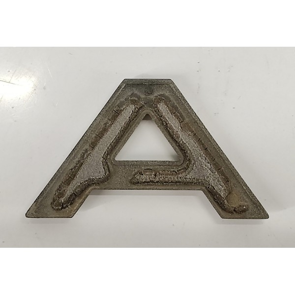 Emblema Letra A Tampa Traseira Range Rover Sport 2009 Prateado