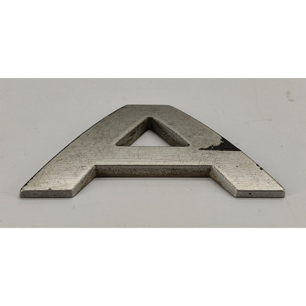 Emblema Letra A Tampa Traseira Range Rover Sport 2009 Prateado