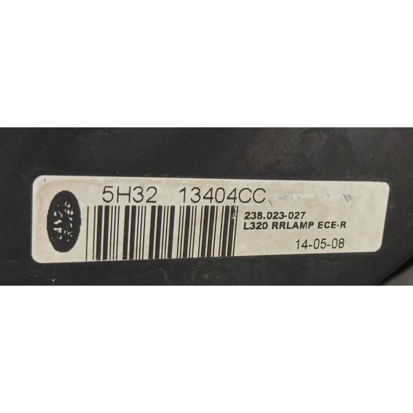 Lanterna Traseira Direita Range Rover Sport 2009 Direito/passageiro Vermelho