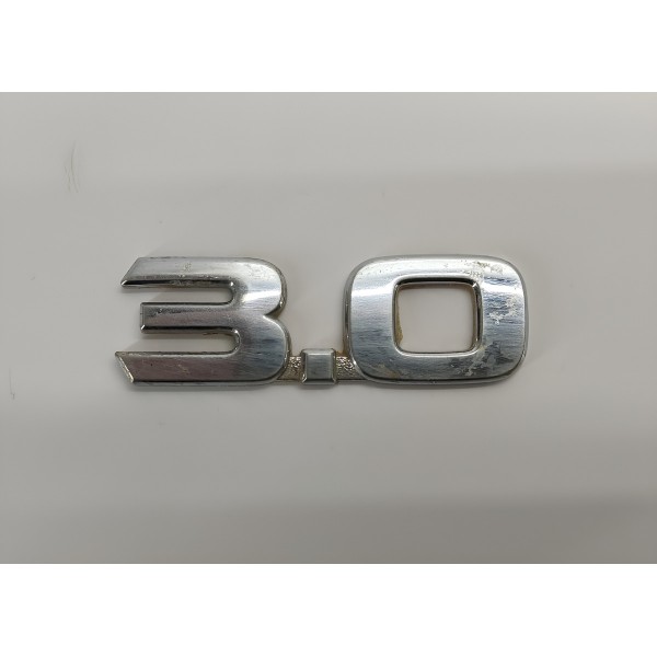 Emblema Porta 3.0 Toyota Hilux 3.0 2009 01 Prateado