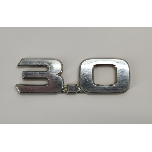 Emblema Porta 3.0 Toyota Hilux 3.0 2009 02 Prateado