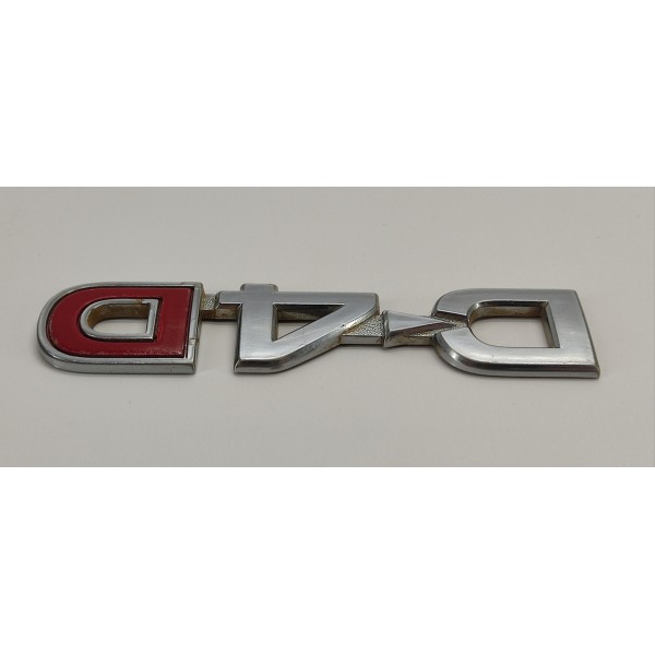 Emblema Porta D4d Toyota Hilux 3.0 2009 Prateado