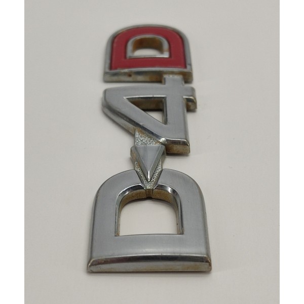 Emblema Porta D4d Toyota Hilux 3.0 2009 Prateado